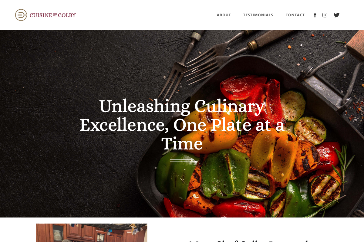 Cuisine by Colby Website Thumbnail