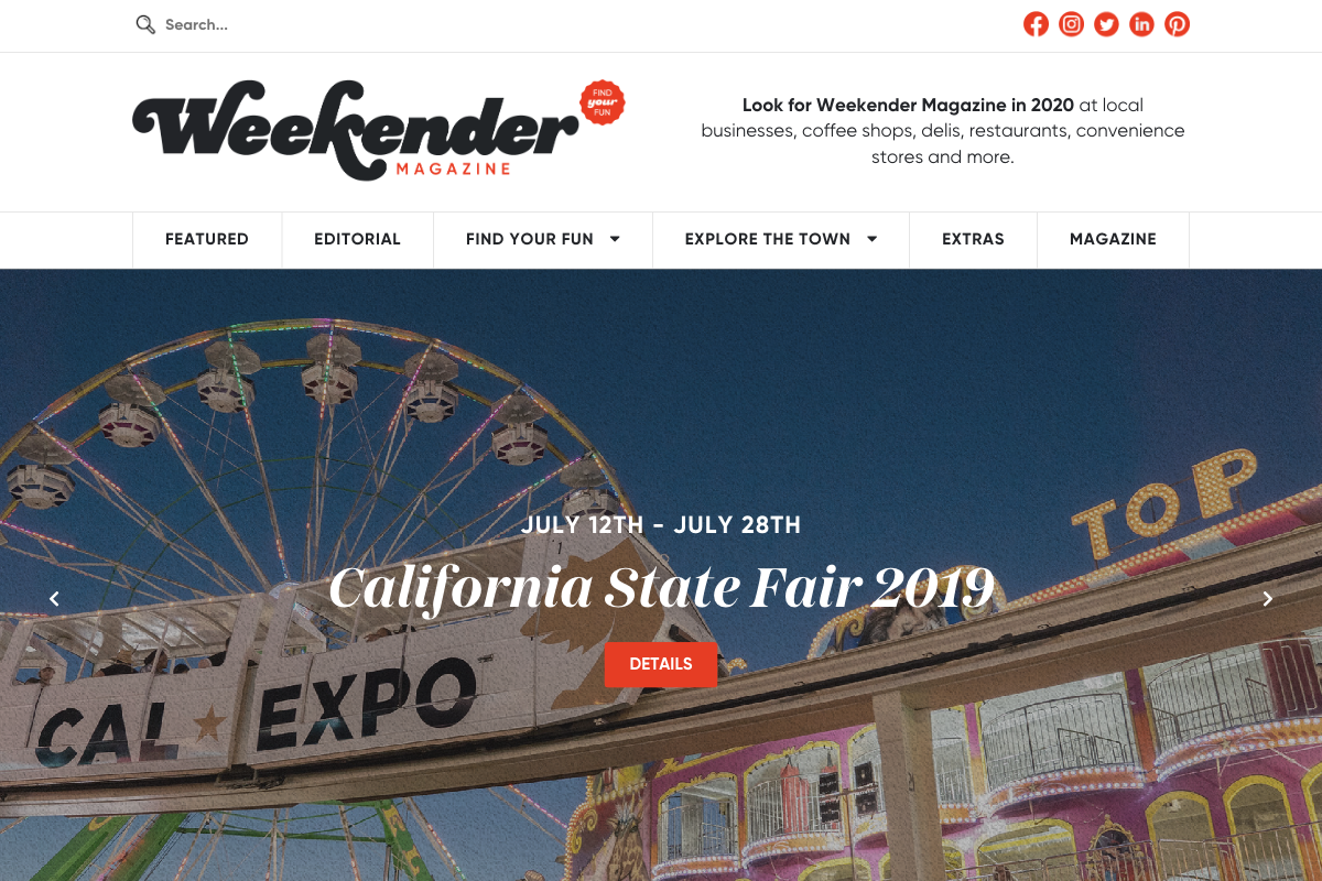 Weekender Mag - Stage Website Thumbnail